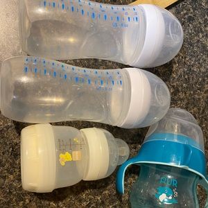 Baby milk bottles